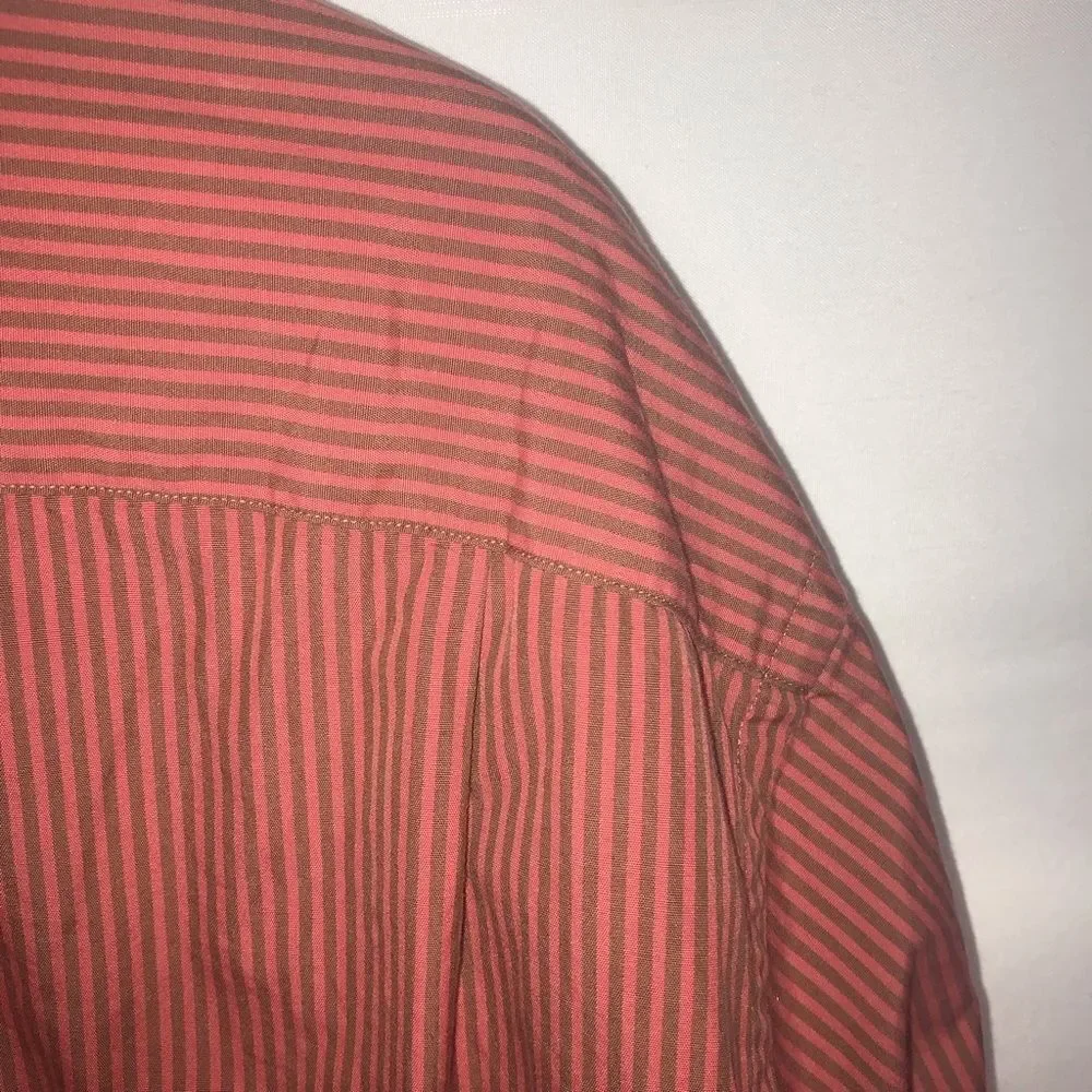 J. Crew Red Striped Button Down Shirt